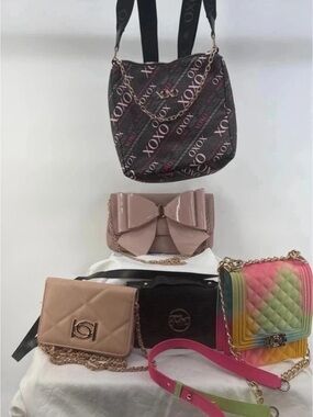 XOXO Bebe Like Dreams FAO Schwartz Y2K 📦 WHOLESALE BUNDLE LOT OF 5 Y2K STYLE BAG